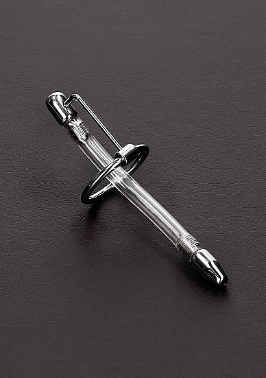 Flexible Cum Through Penis Plug -Steel  vicedistribution
