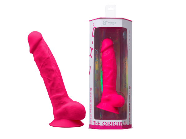 Silexd – Model 1-  8 ″ Realistic Dildo- Pink - 220819