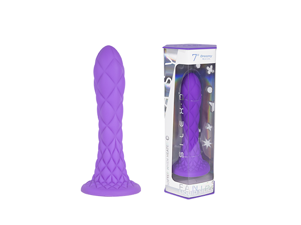 Dreamy (7") Purple - Liquid Silicone - Fantasy Collection- Silex - 240732