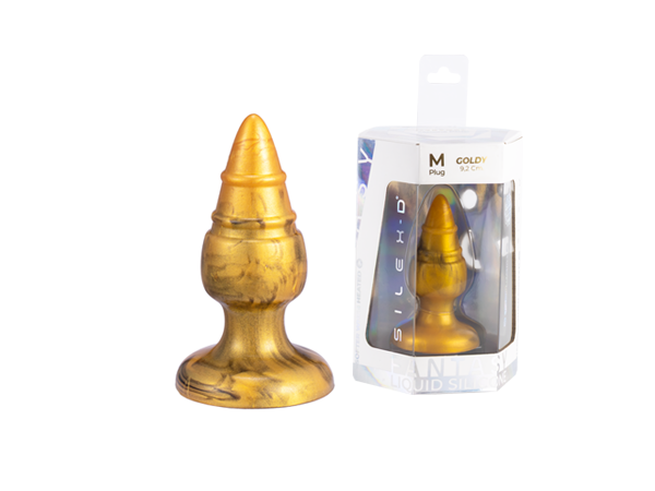 Goldy - Fantasy Collection- Medium Plug - Liquid Silicone - Silex