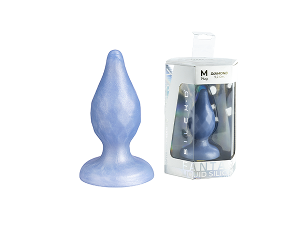 Diamond - Fantasy Collection- Medium Plug - Liquid Silicone - Silex