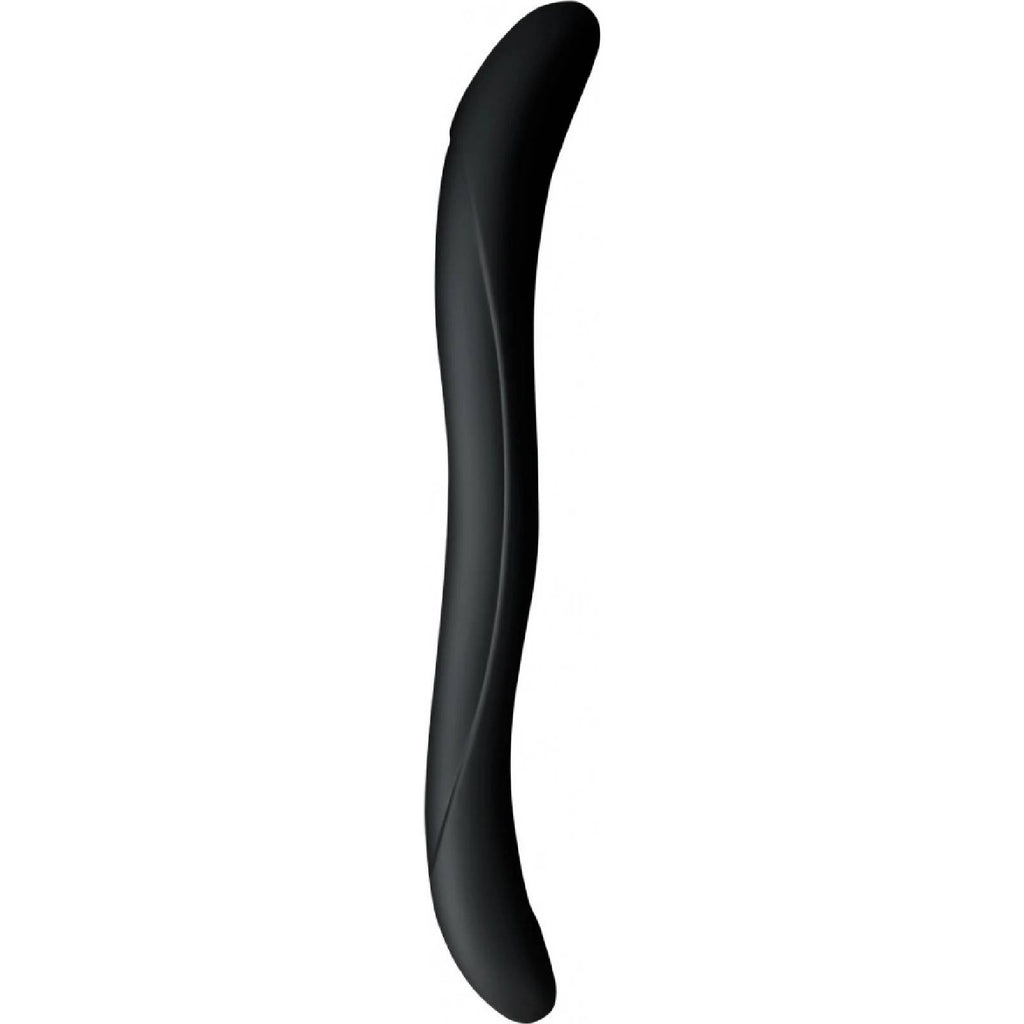 Twoooney Semi Realistic Double Dong -35CM- Black- Wooomy - 33729