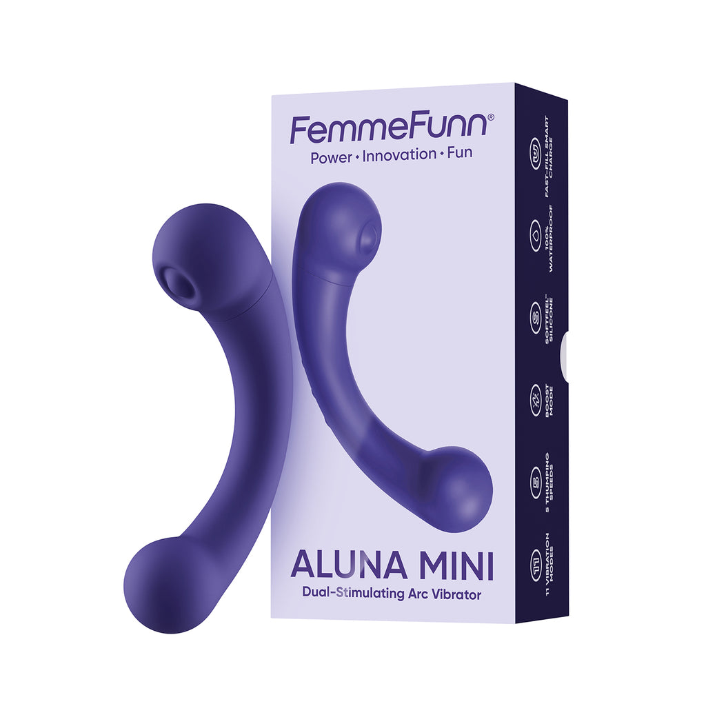 Aluna Mini - Dark Purple - Femmefunn - FF-1057-2D - msrp sugg 109.99$