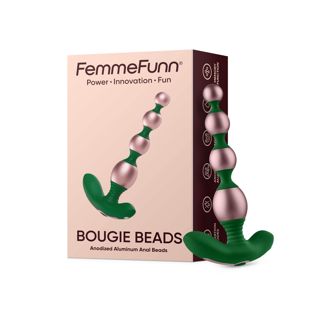 Bougie Beads-Anodized Aluminium -  Rose Gold- Femmefunn - FF-1054-08