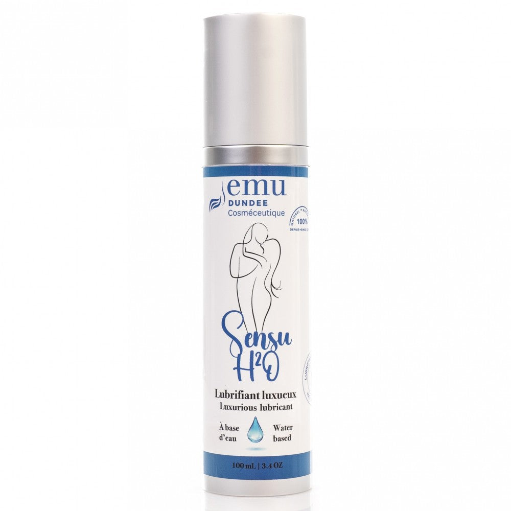 Lubrifiant à l'eau SensuH2O | 100ml -SensuH2O | Water-based Lubricant - Emu Dundee - ( made in Quebec , Canada)