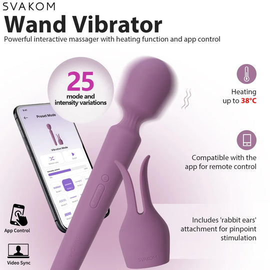 EMMA NEO 2 Powerful & Interactive Wand Vibrator- Svakom