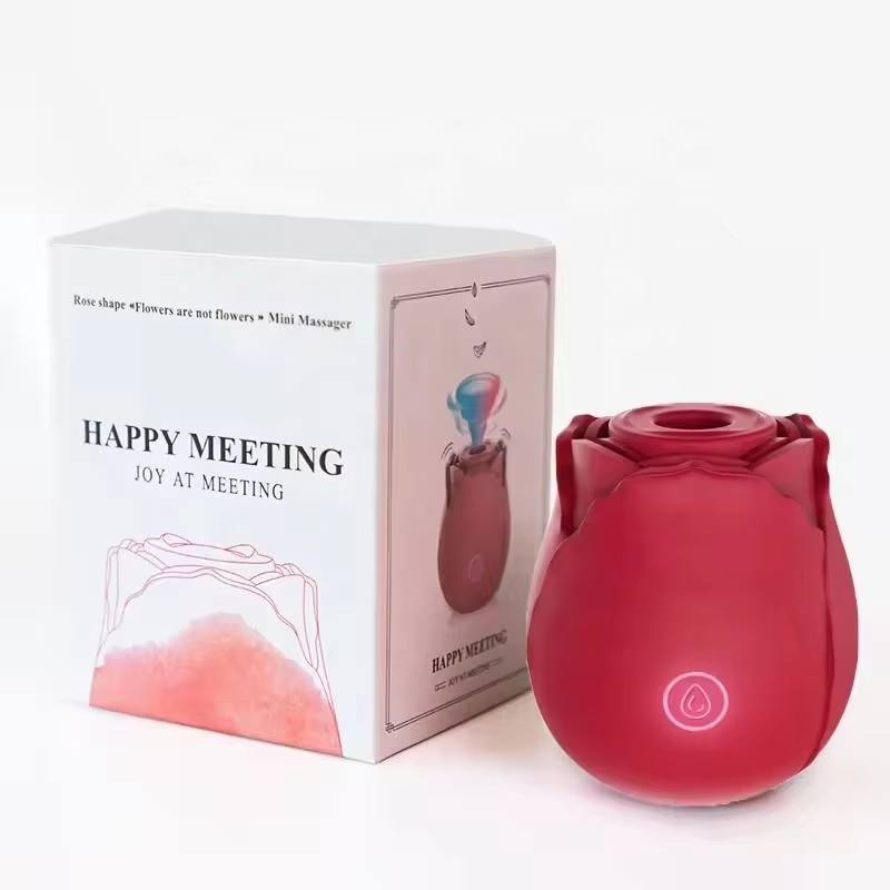 Rose Suction Vibrating- Red