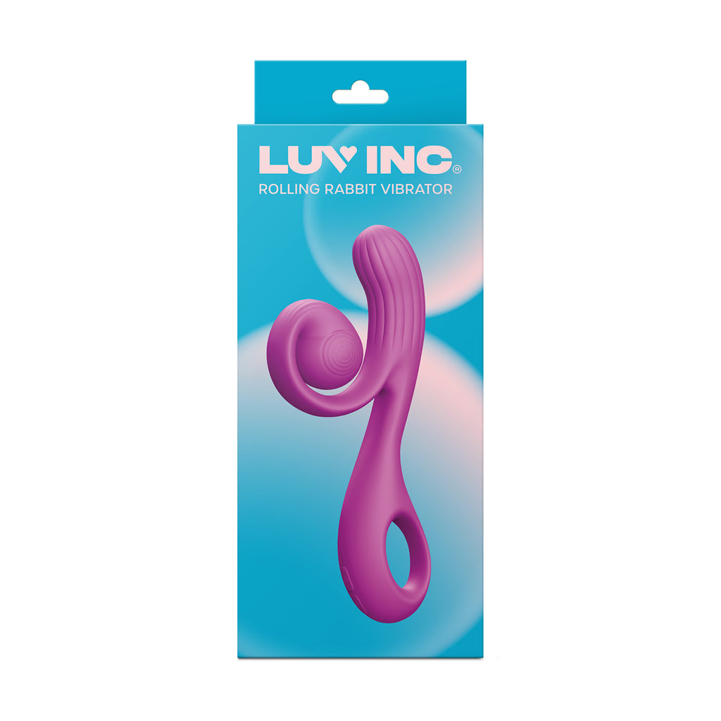 RV81: ROLLING RABBIT VIBRATOR- PURPLE - LUV INC - LL-7267-02