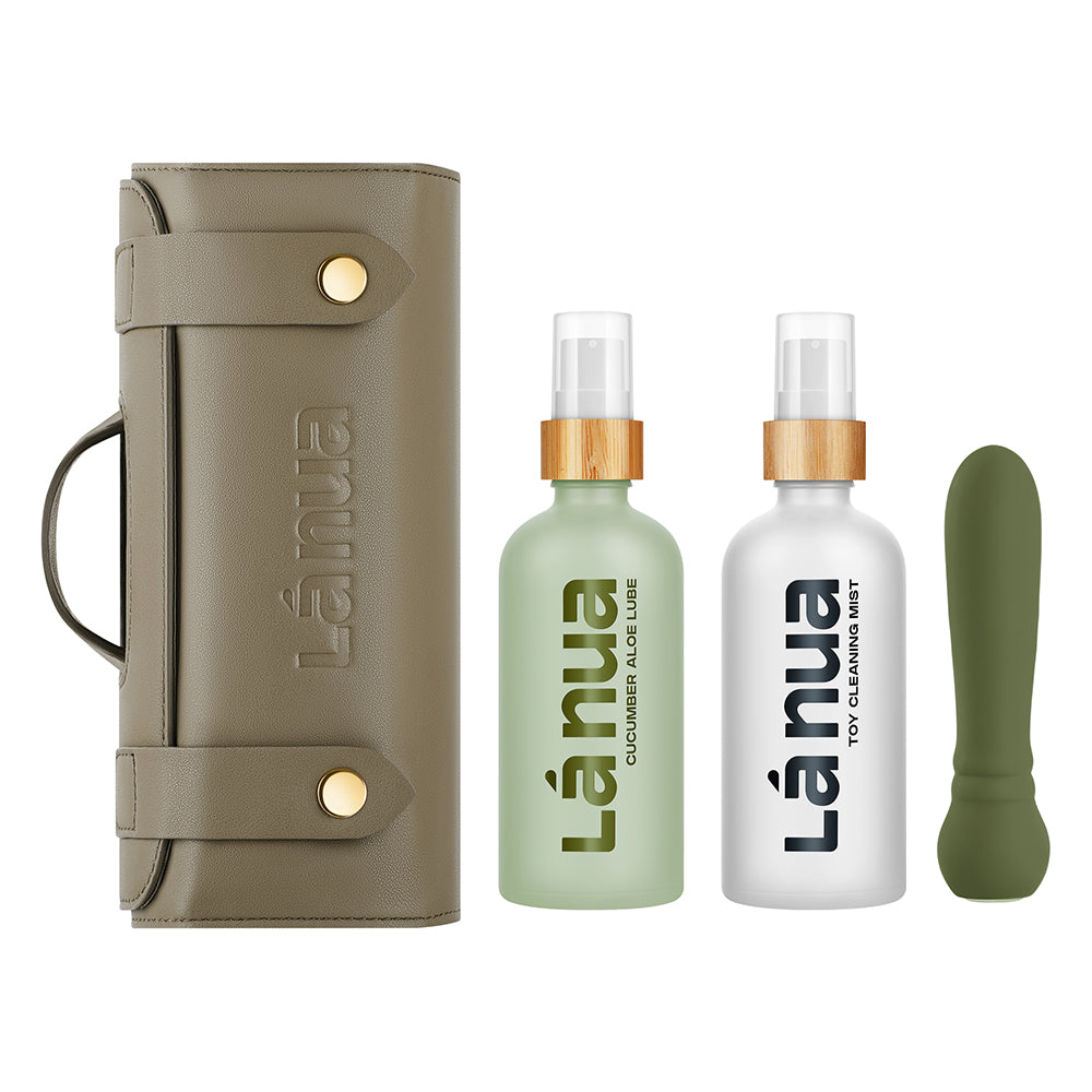 LA NUA GIFT BAG 5 - ULTRA BULLET + 100ml MIST TOY CLEANER + 100ml CUCUMBER ALOE LUBE ( LN-GB-CA) )