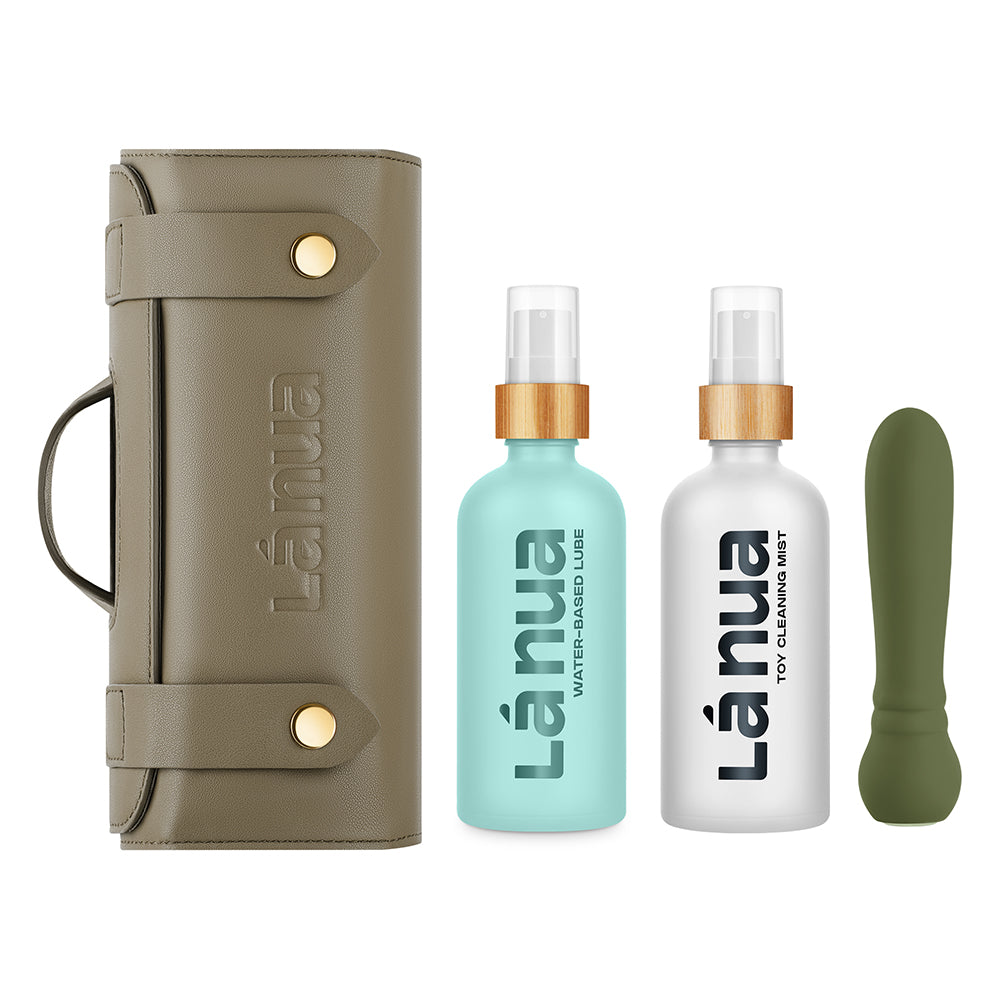 LA NUA GIFT BAG 1 - ULTRA BULLET + 100ml MIST TOY CLEANER + 100ml UNFLAVORED WATER-BASED LUBE ( LN-GB-WB)