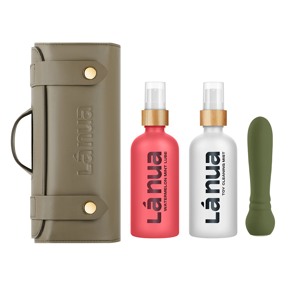 LA NUA GIFT BAG 3 - ULTRA BULLET + 100ml MIST TOY CLEANER + 100ml WATERMELON MINT LUBE ( LN-GB-WM)