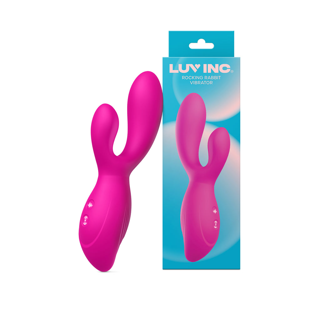 RR94: Rocking Rabbit Vibrator- Pink - Luv Inc - LL-7232-01