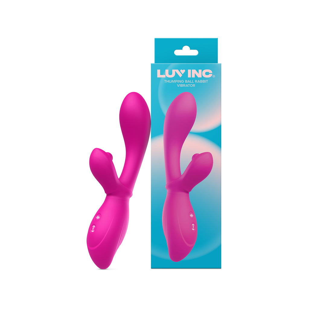 TB58: Thumping Ball Rabbit Vibrator- Luv Inc - LL-7235-11