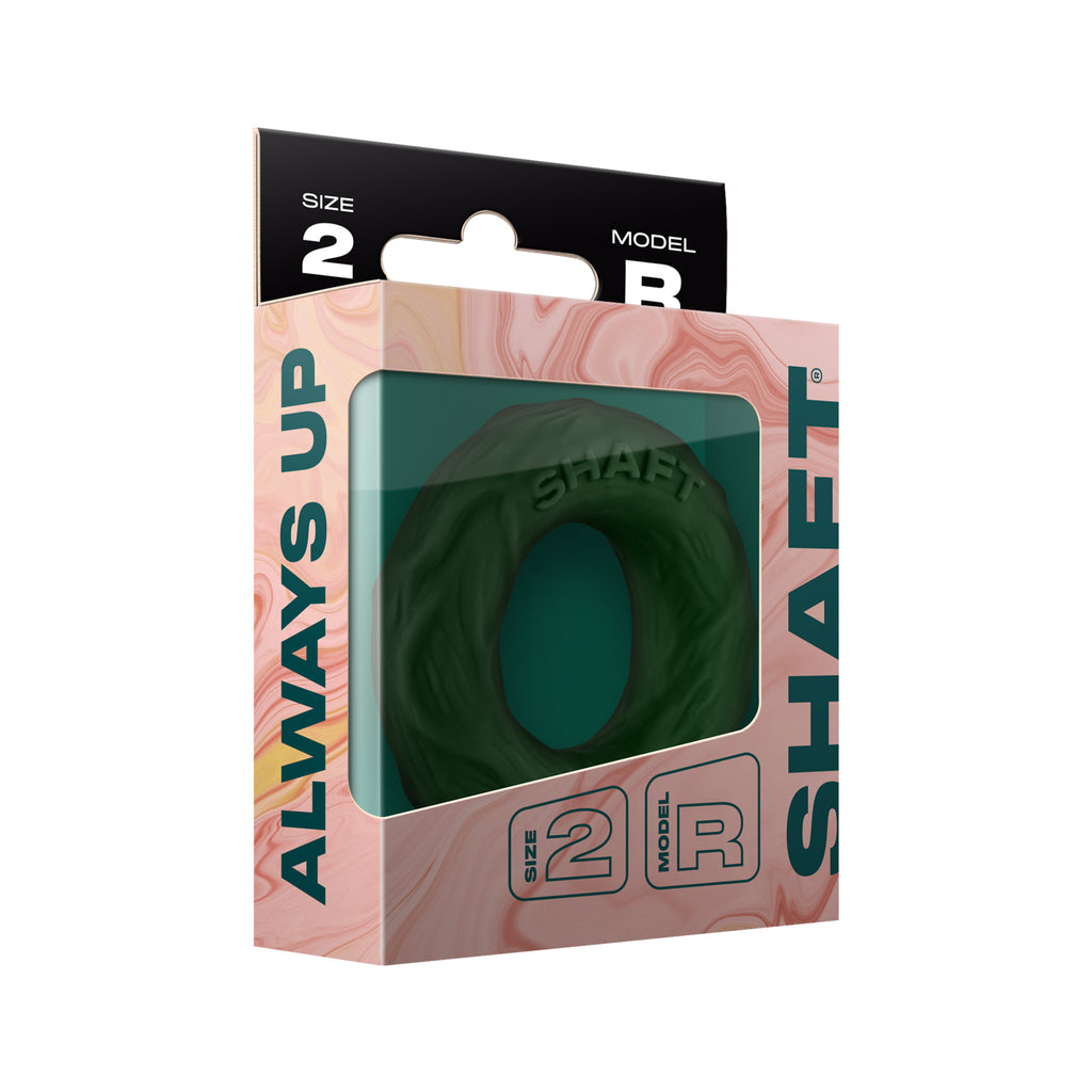 MODEL R - C-RING - GREEN - SIZE 2 - SHAFT ( SH-301M-17 )  FLEXISKIN LIQUID SILICONE