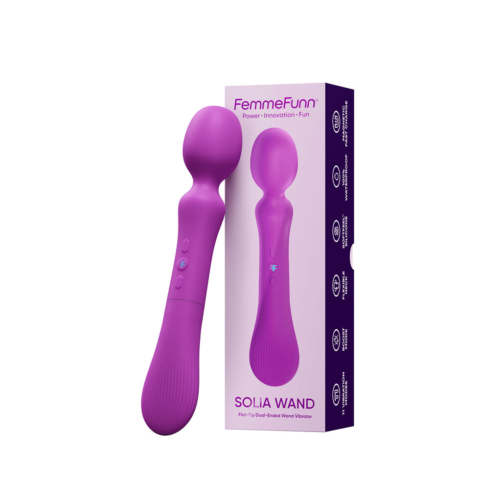 Solia Wand - Purple - Femmefunn -  FF-1056-02  - ( msrp sugg 139.99$ / 149.99$ )