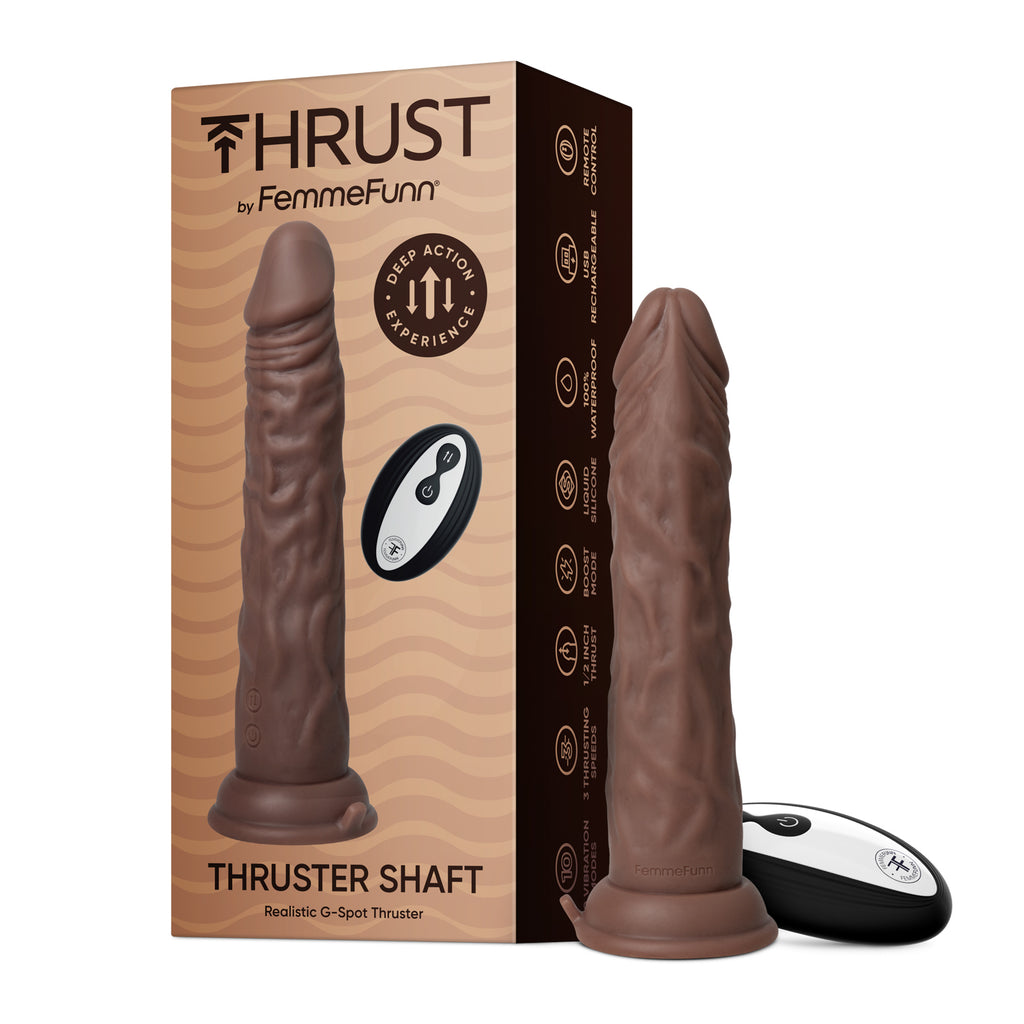 THRUSTER SHAFT- BROWN - FemmeFunn (FF-1045-07)