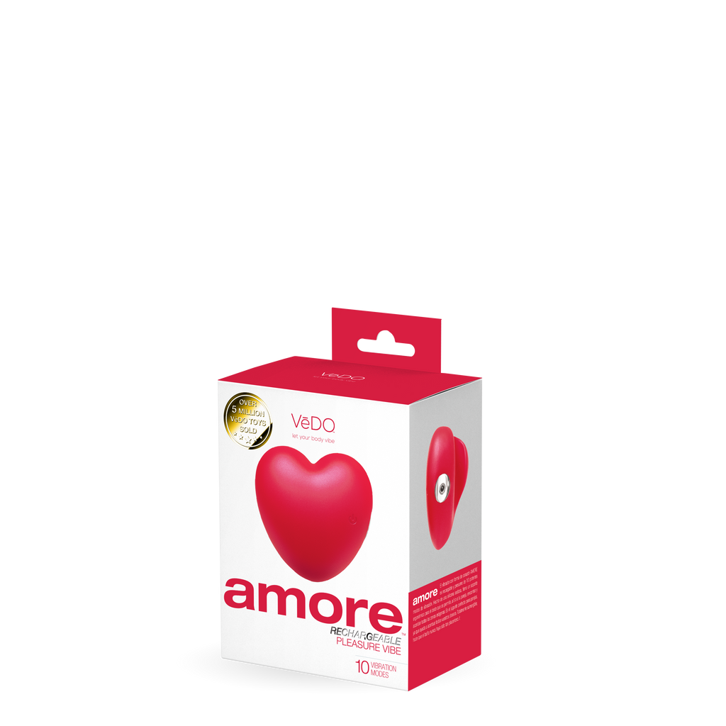 Amore -Rechargeable Pleasure Vibe- Metallic Red - Vedo - VI-H0117