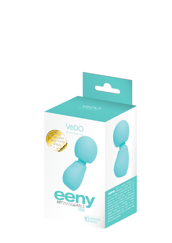 EENY Rechargeable Extra Mini Wand - Turquoise - Vedo - VI-W0301- msrp -69.99$