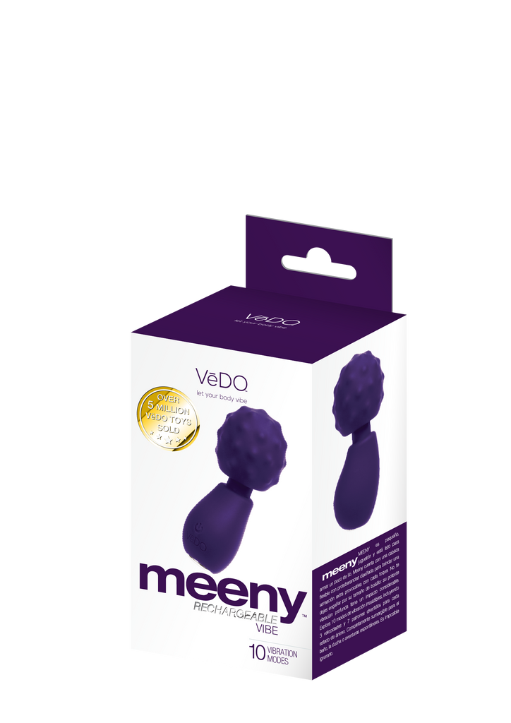 MEENY Rechargeable Extra Mini Wand  - Purple - Vedo - VI-W0313- msrp -69.99$