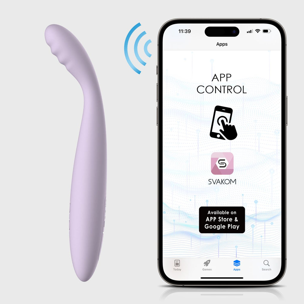 CICI 2 App-controlled Slim G-Spot Vibrator + heating function - Svakom