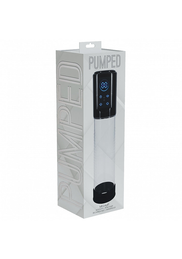 PUMPED - MegaLift - Automatic - Waterproof - 6 Function - Black- Shots- PMP059BLK
