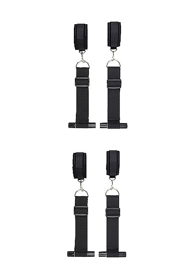 Door Restraint Set - Black - OU381 - Ouch - Shots