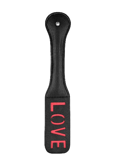 Ouch! Paddle - Love - Black - Shots (OU418BLK)