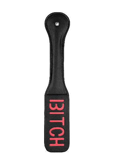 Ouch! Paddle - Bitch - Black - Shots (OU419BLK)