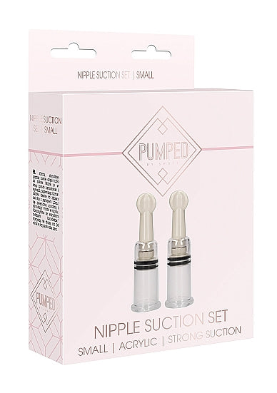 Nipple Suction Set Small - Transparent - Pumped - Shots (PMP021TRA)