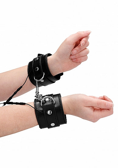 Electro Handcuffs - Black - Electroshock - Shots