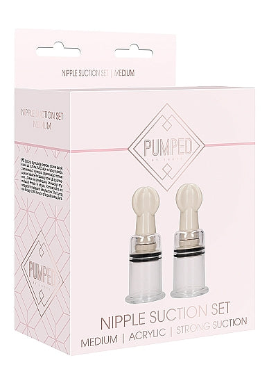 Nipple Suction Set Medium - Transparent - Shot ( pmp022tra)