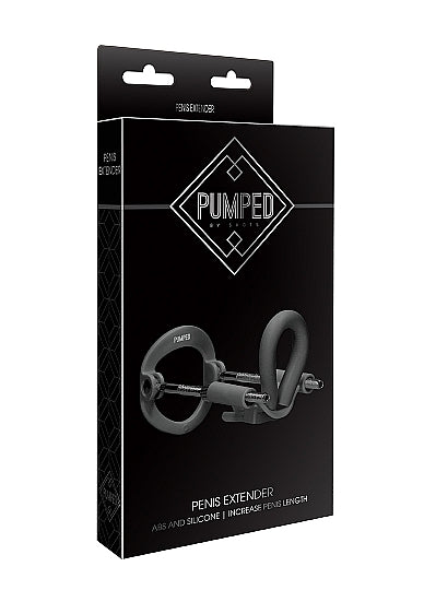 Penis Extender - Black - Pumped - Shots ( pmp029blk)