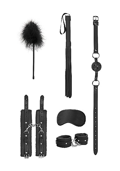 Beginners Bondage Kit - Black -Ouch - Shots (OU371BLK)