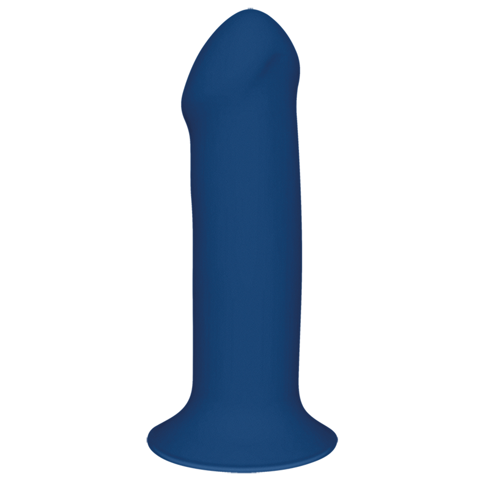 Hitsens 1 , 7 inch Blue , Dual density silicone dildo with Silex , Adrien Lastic