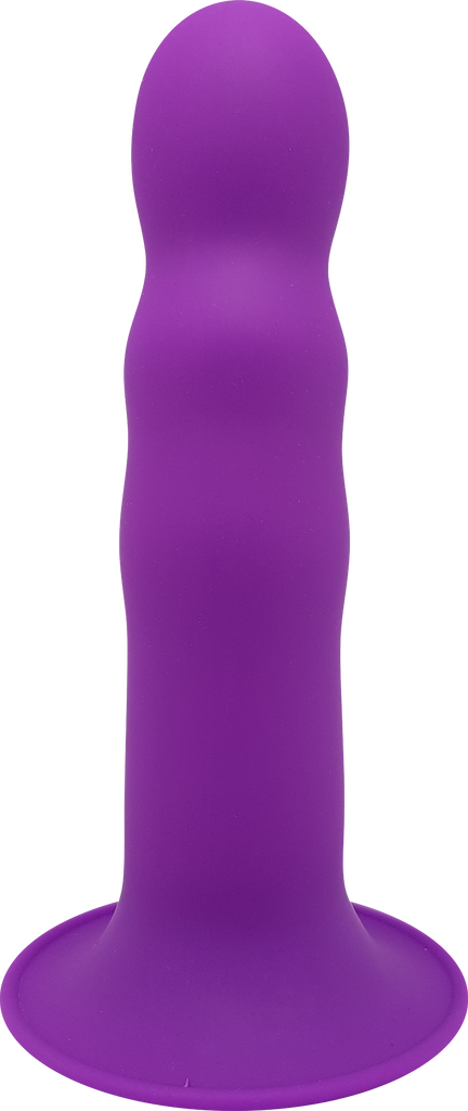 Hitsens 3 , 7 inch Purple , Dual density silicone dildo with Silex , Adrien Lastic  $12.95