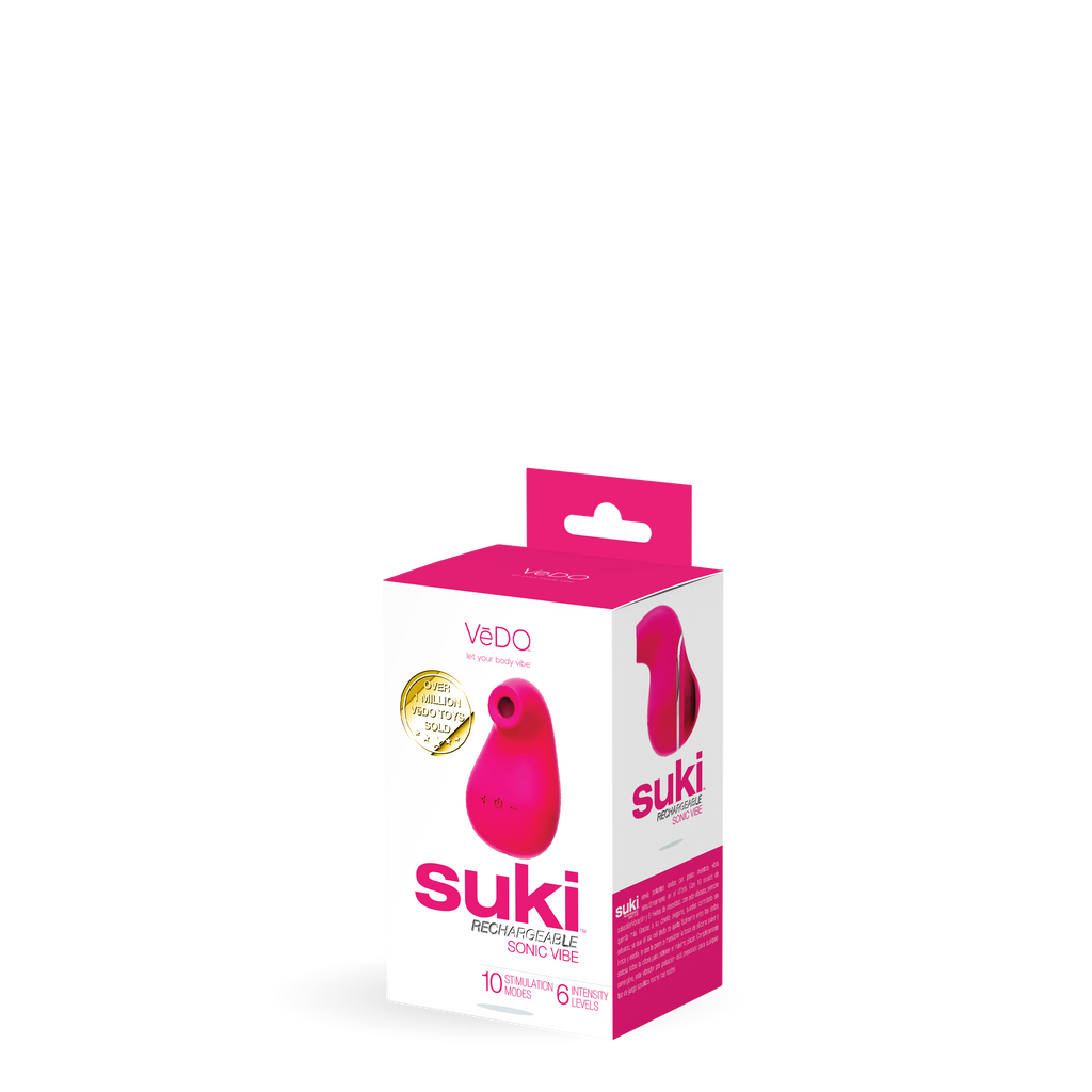 Suki - Rechargeable Sonic Vibe- Foxy Pink - Vedo ( Vi-F0709)