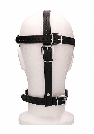 Leather Male Mask - Black- Pain By Shots - ( pai011blk)