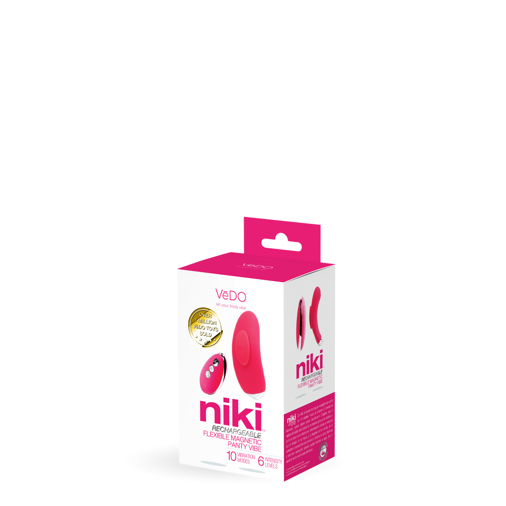 Niki Rechargeable Panty Vibe -Pink - Vedo ( VI-P1609)