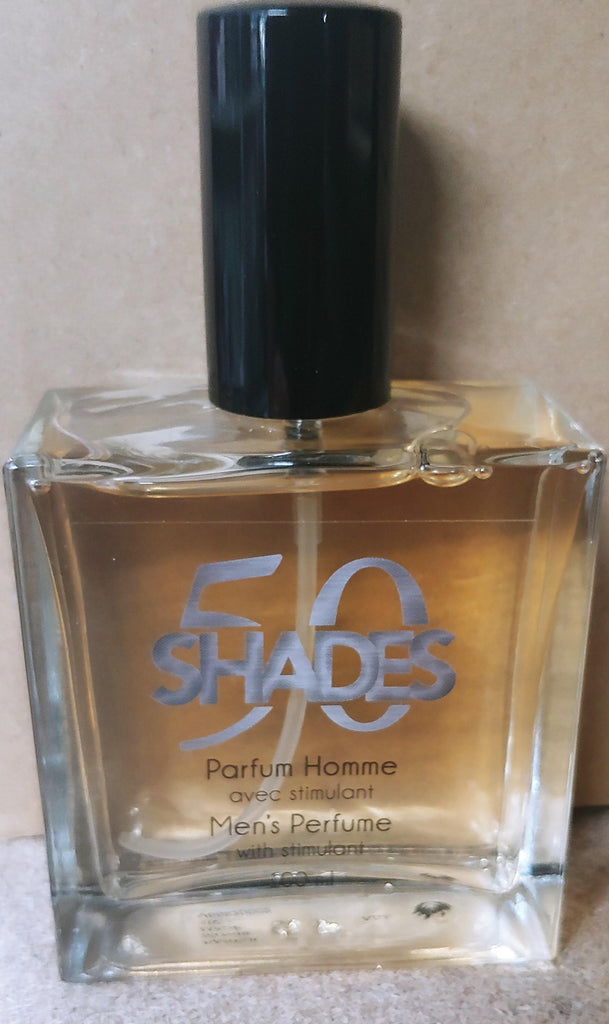 Parfum 100ML pour Homme 50 Shades avec stimulant / 100 ML Men's Perfume with stimulant ( Made in Quebec )