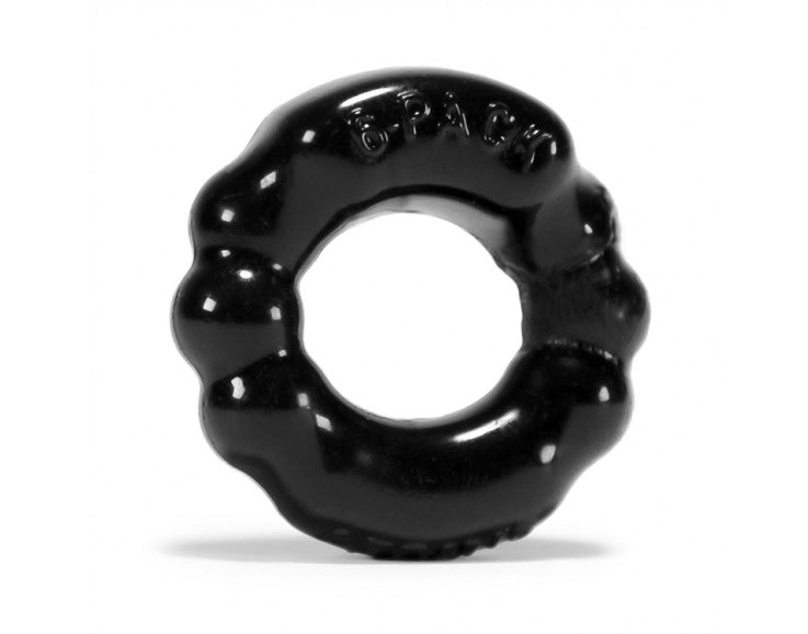 6-Pack Sport Cockring-Black