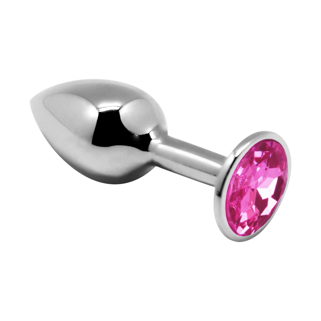 Mini Metal Butt Plug Large- Pink- Alive