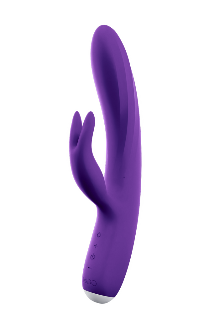 THUMPER BUNNY-RECHARGEABLE TRIPLE MOTOR TAPPING VIBRATOR- Deep Purple - Vedo ( BU-0705)
