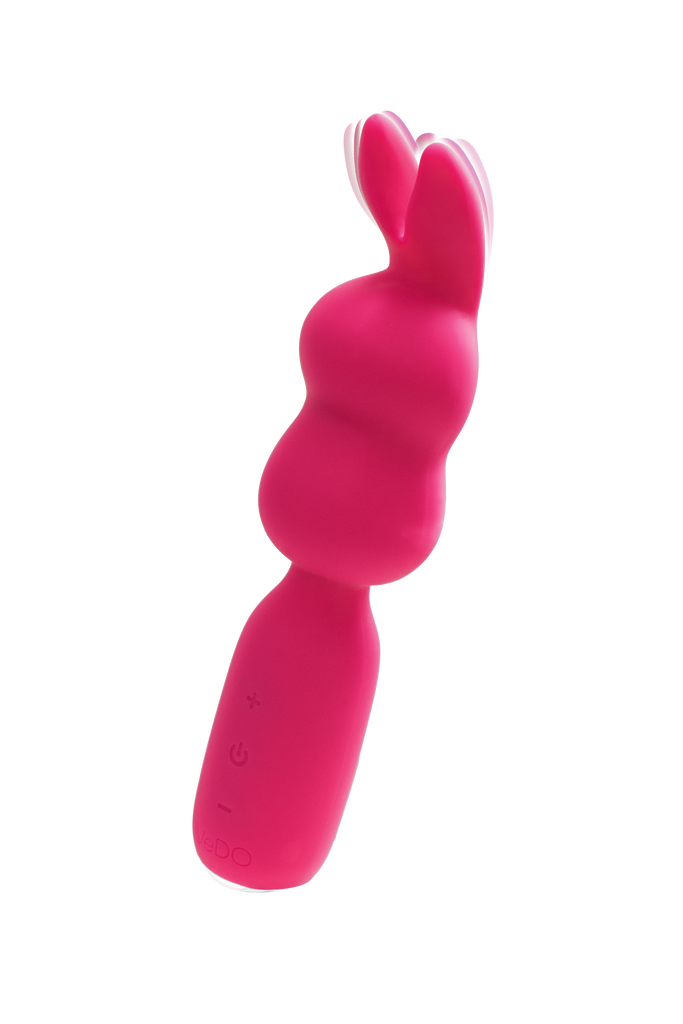 HOPPER BUNNY- Rechargeable Mini Bunny Wand - Pink- Vedo (BU-0901)