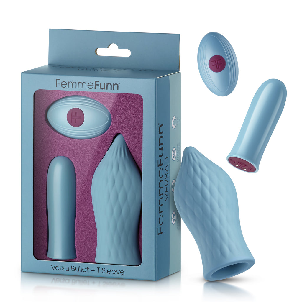 Versa T (Bullet + T Sleeve) Light Blue - Femmefunn ( FF-1029-09)