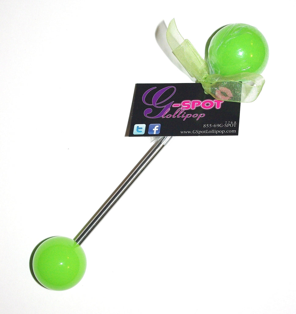 Double Pop M/L  Green - G-spot lollipop