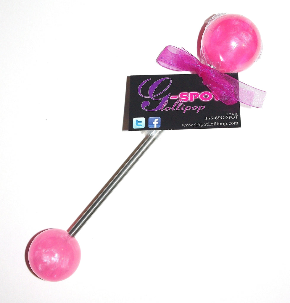 Double Pop S/M  Pink - G-spot lollipop