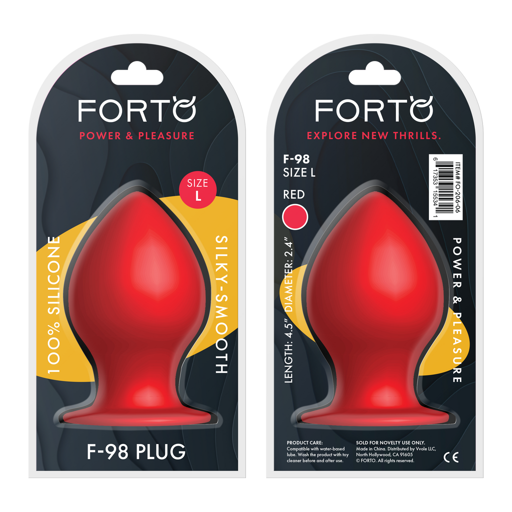 Cone Silicone Plug-Large-Red (FG-206-06)