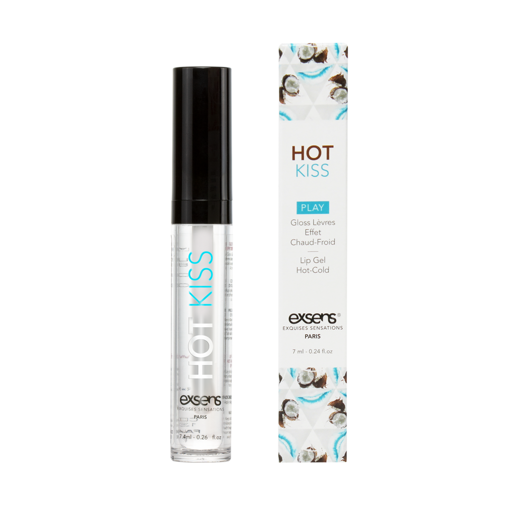 Coconut Hot Kiss -Lip Gloss Hot Cold Effect - Exsens