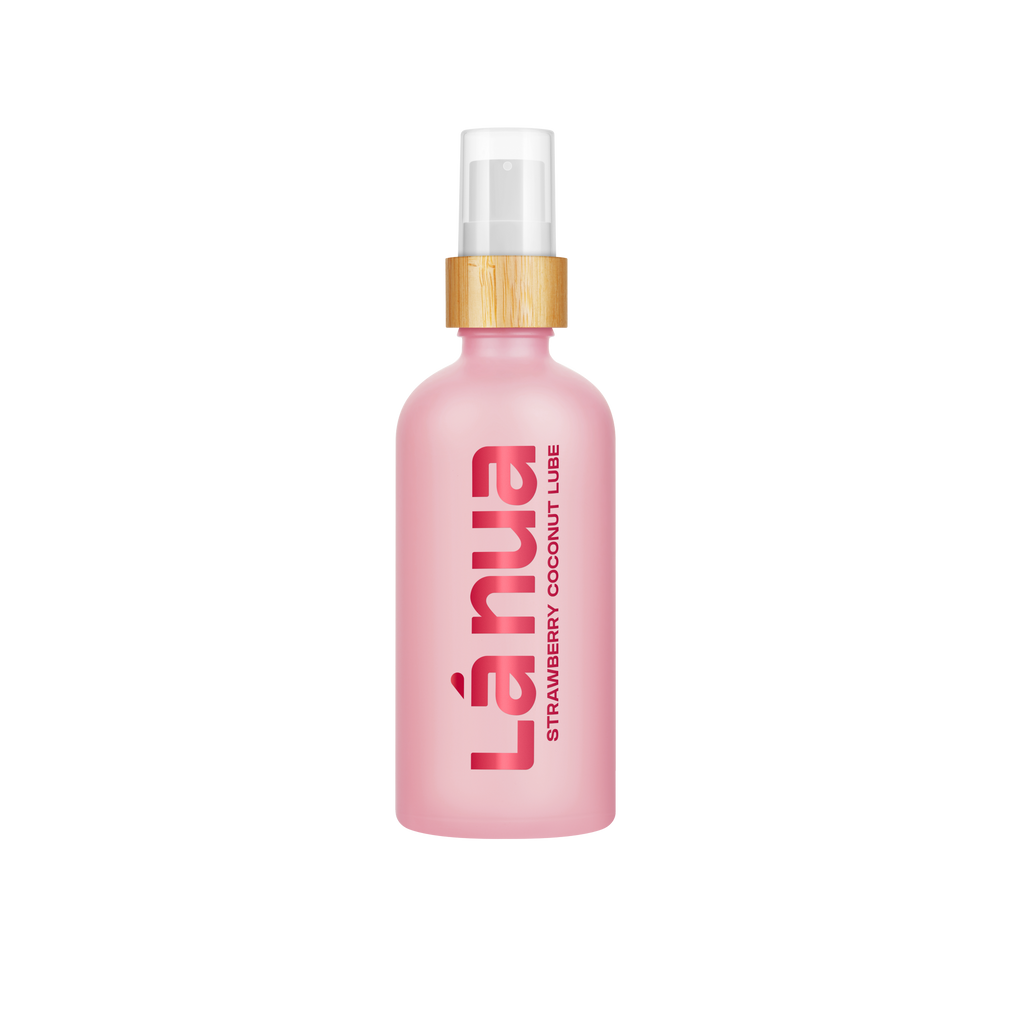 Strawberry Coconut Lube - 100ML -LA NUA - (LN-100-SC) Glass Bottle