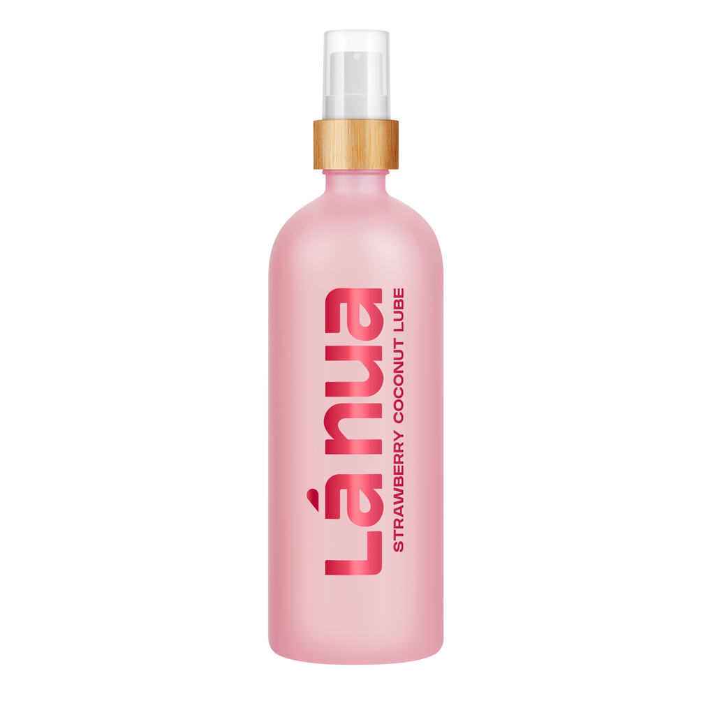 Strawberry Coconut Lube - 200ML -LA NUA - (LN-200-SC) Glass Bottle